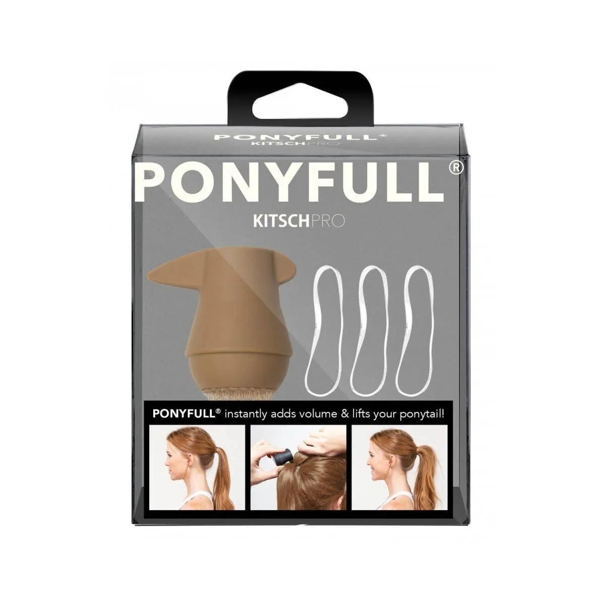 Ponyfull Ponytail Volumizer, Blonde | Kitsch