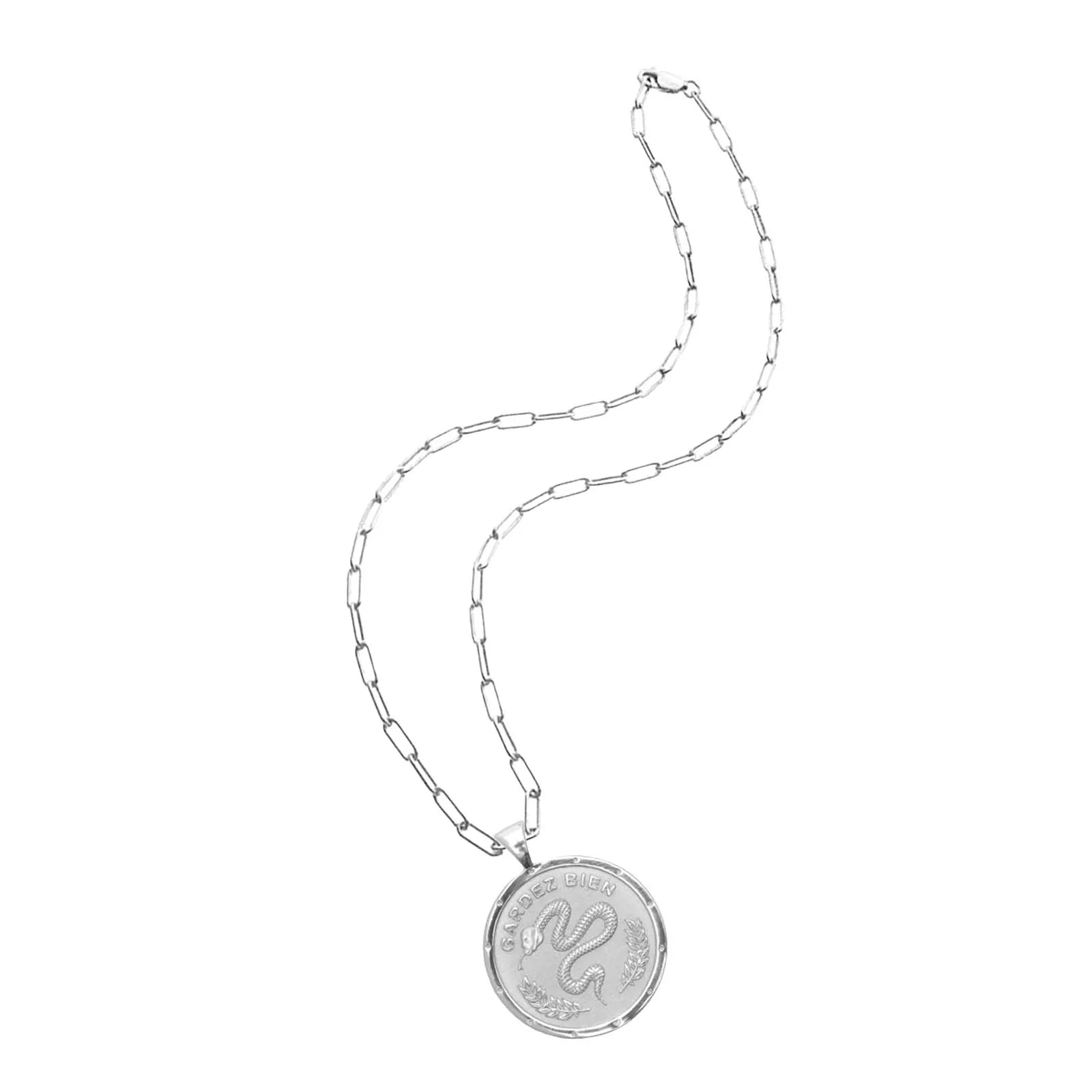 PROTECT JW Original Pendant Coin in Silver