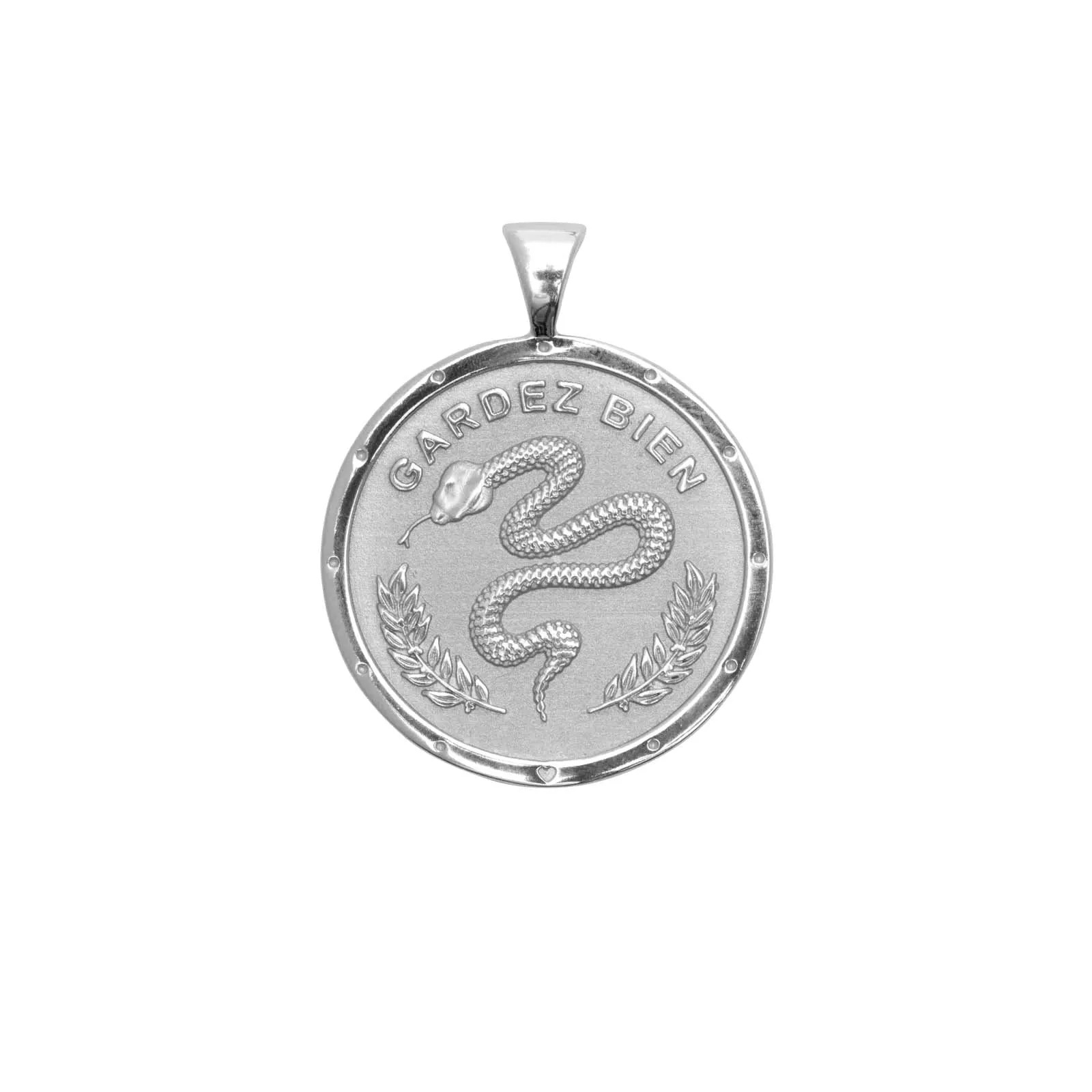 PROTECT JW Original Pendant Coin in Silver