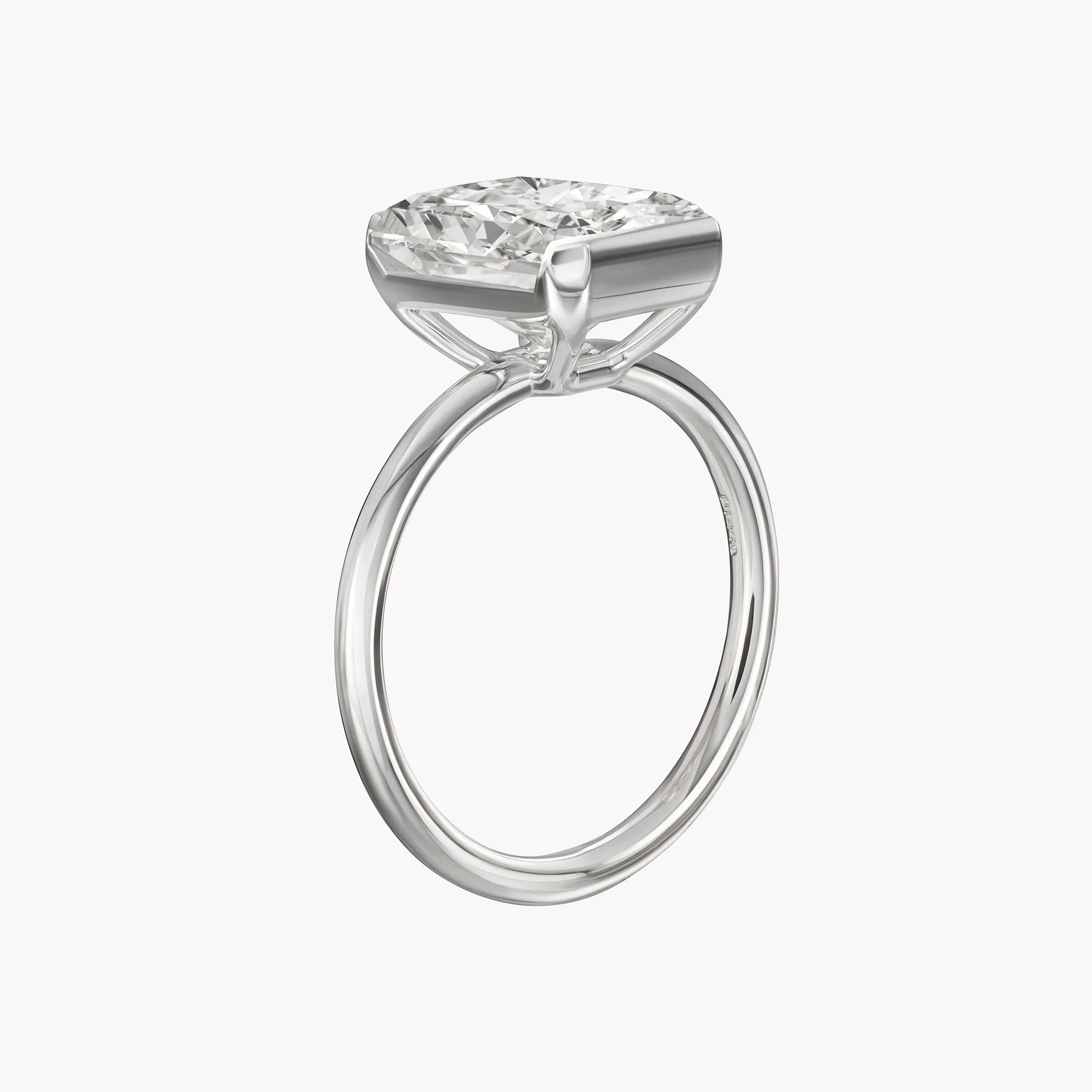 Radiant Cut Solitaire Engagement Ring