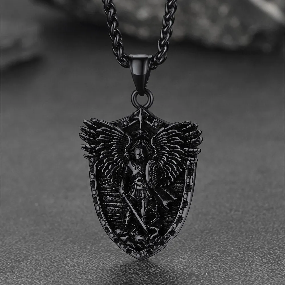 Shield Pendant Necklace