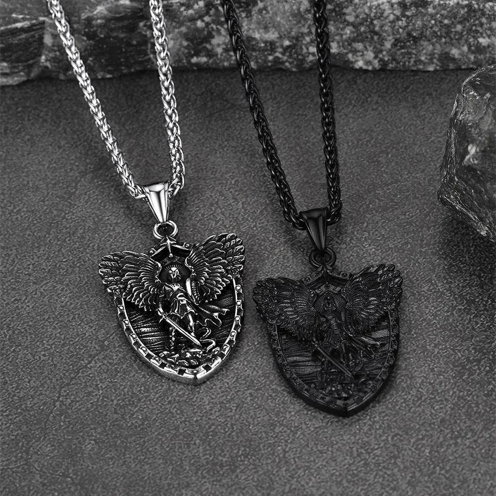 Shield Pendant Necklace