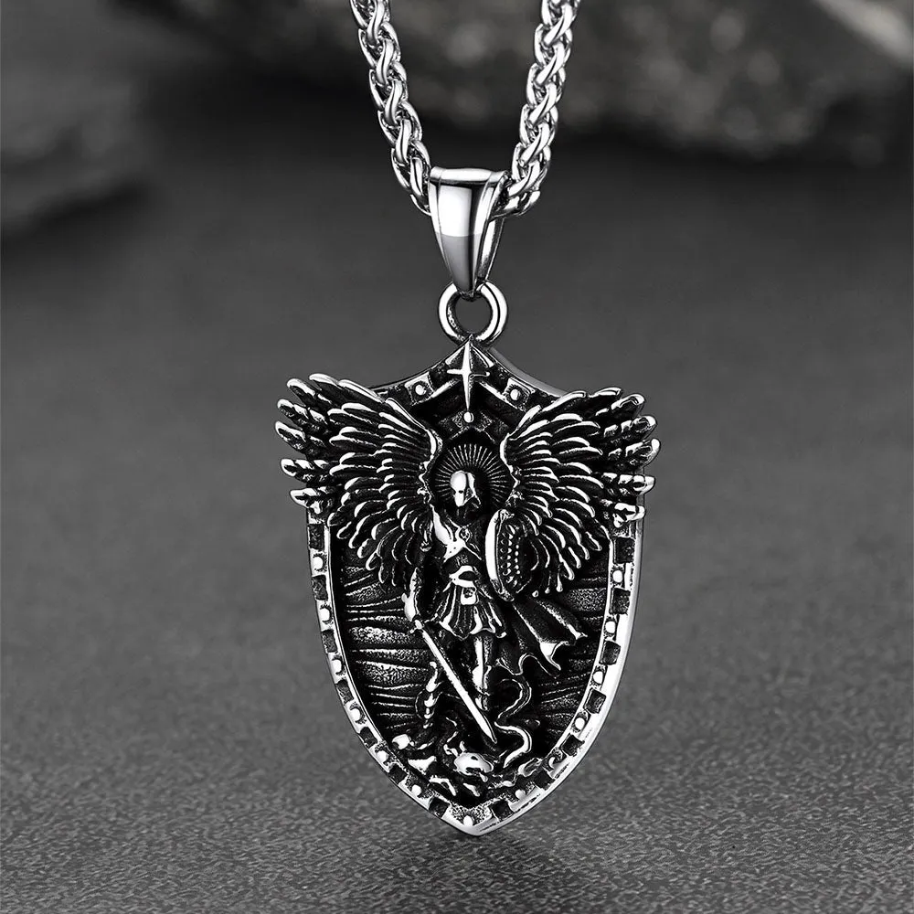 Shield Pendant Necklace