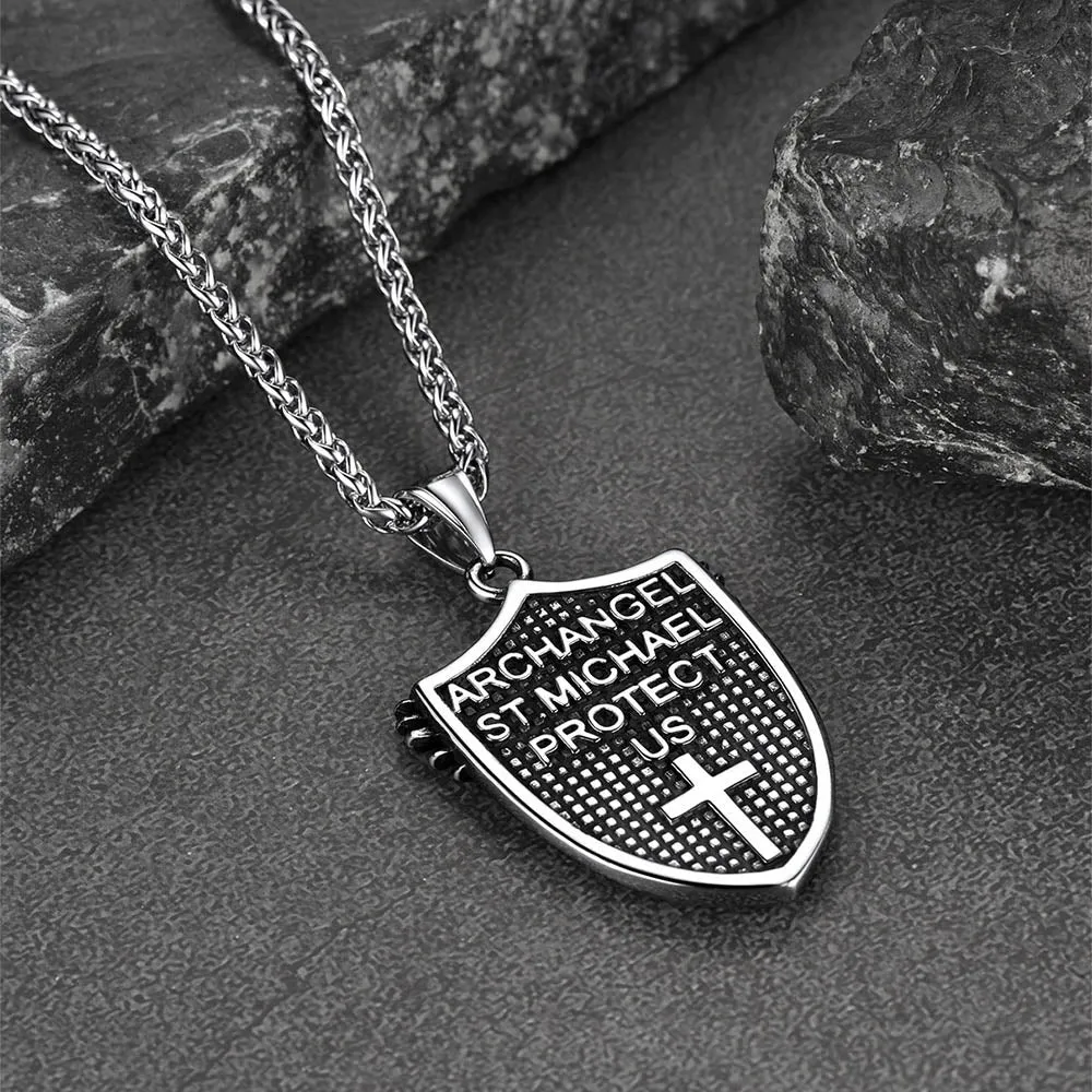 Shield Pendant Necklace