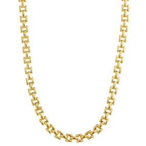 Slim Link Chain Necklace - Gold