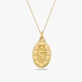 Snake Necklace| 14K Gold Vermeil