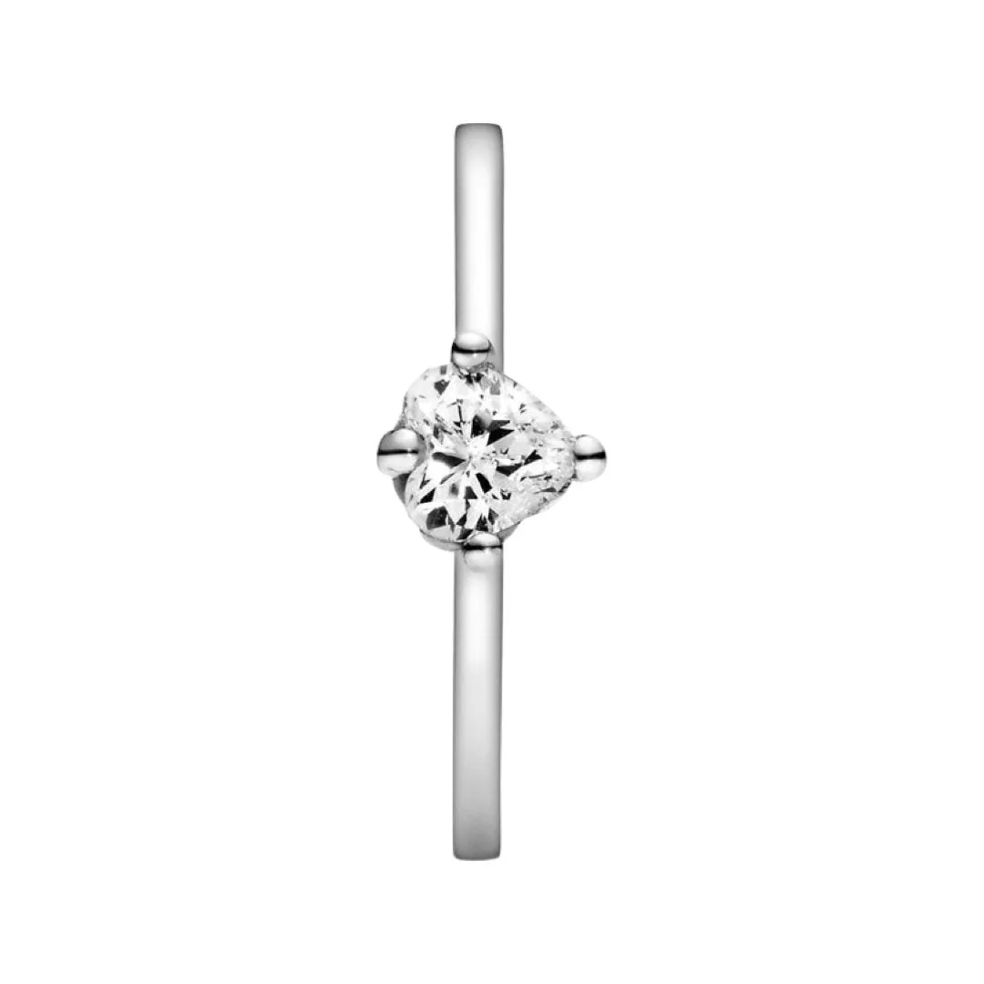 SOLITAIRE PROMISE HEART RING