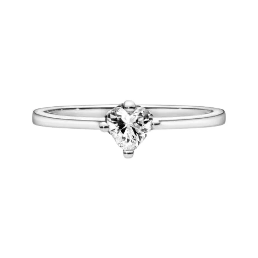 SOLITAIRE PROMISE HEART RING