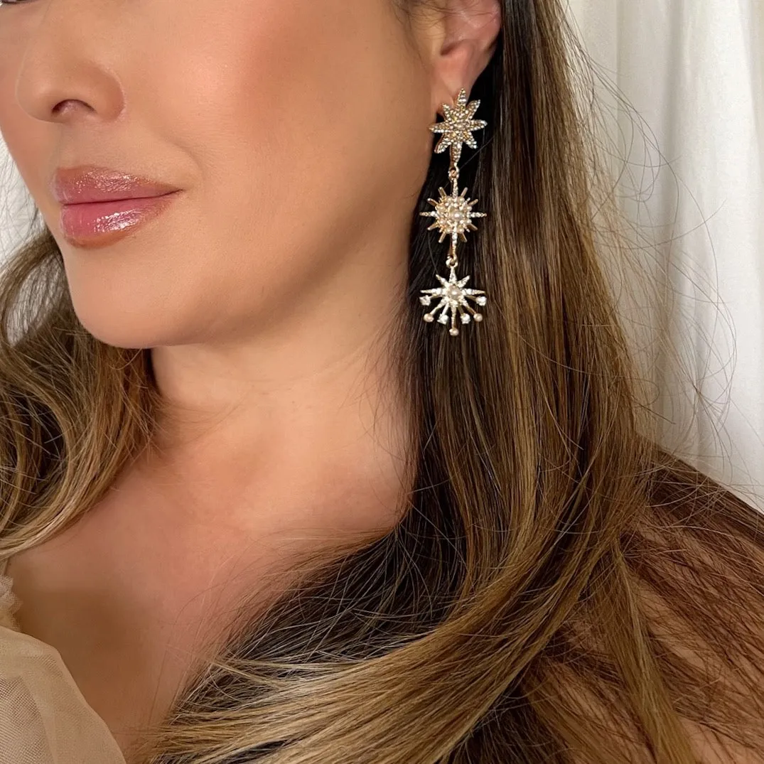 Starlight a Trois Earrings