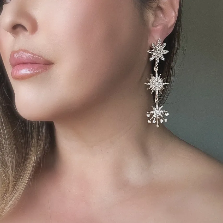 Starlight a Trois Earrings