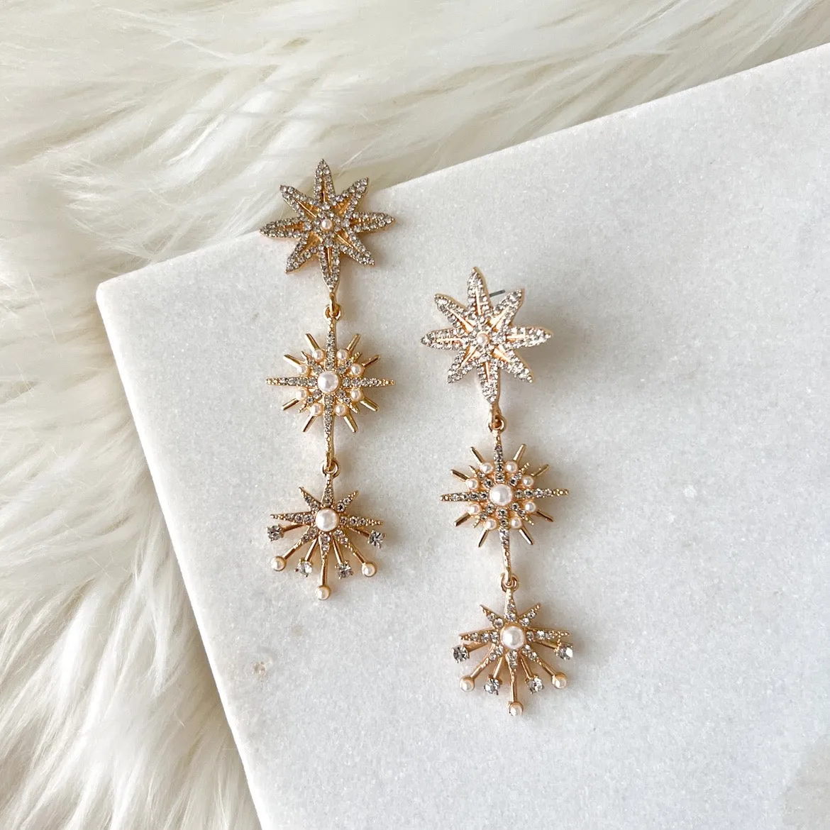 Starlight a Trois Earrings