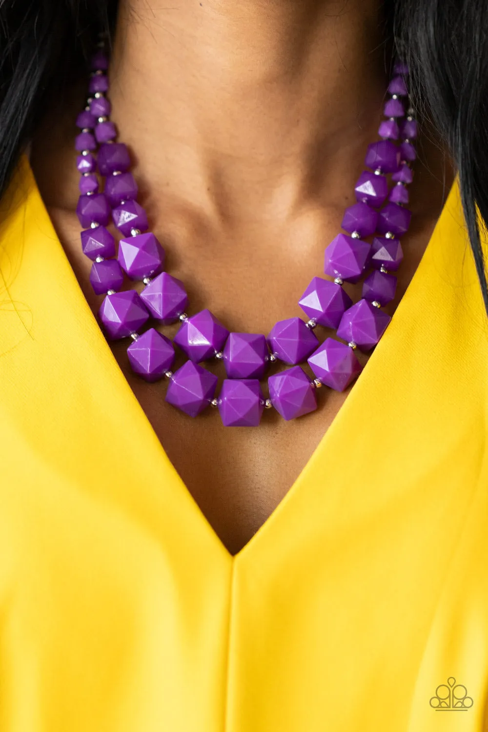 Summer Excursion - Purple Paparazzi Necklace