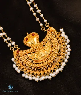 The Varnita Kokkethathi Silver Pearl Necklace