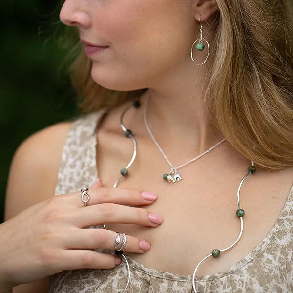 Tree of Life | Cluster Necklace | Sterling Silver