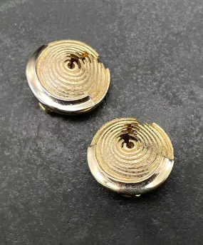 【USA輸入】ヴィンテージ Hattie Carnegie アブストラクト イヤリング/Vintage HATTIE CARNEGIE Abstract Clip On Earrings