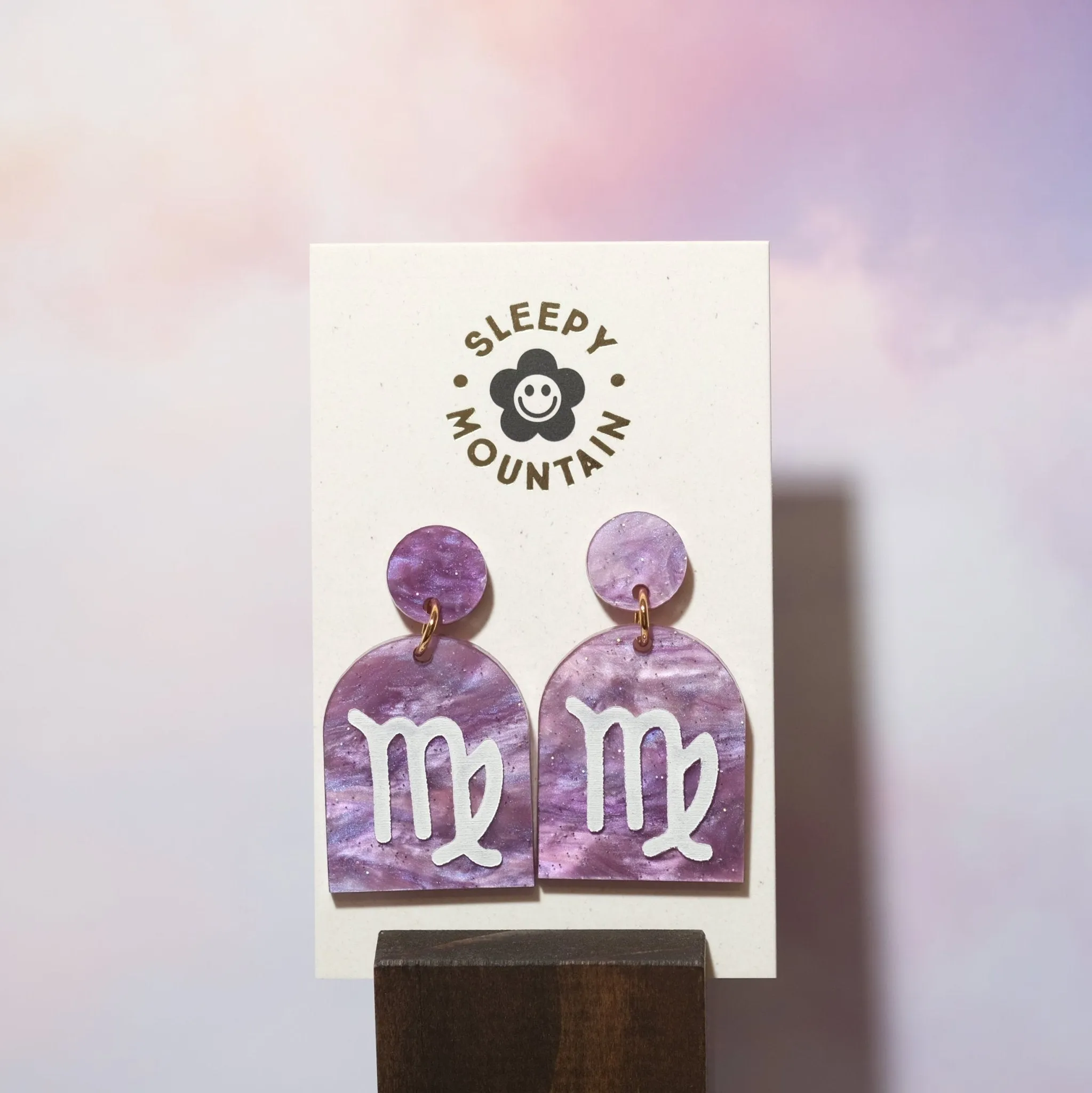 Virgo Zodiac Earrings