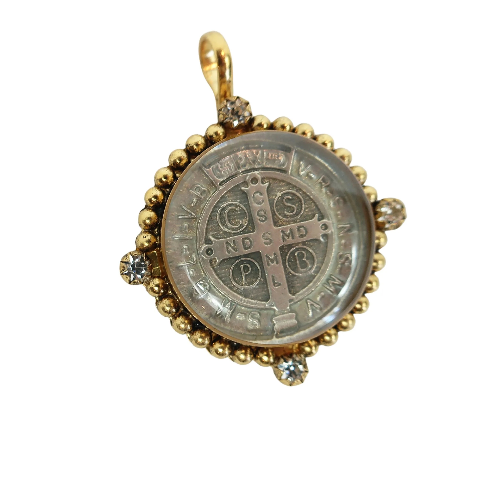 VSA Bespoke San Benito Pendant Charm in Gold Vermeil