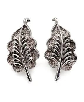 【フランス輸入】ヴィンテージ SPHINX リーフ イヤリング/Vintage SPHINX Leaf Clip On Earrings